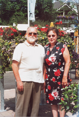 Karin Müller mit ihrem Mann Peter, 2003 trotzdem da! Ein Projekt der Gedenkstätte Lager Sandbostel, 2024