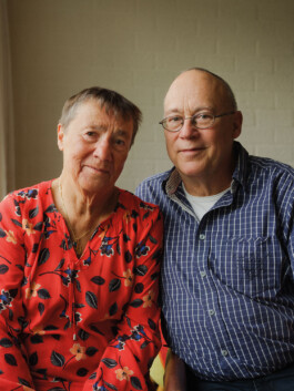 Erika van Santen und Ton Maas, © Michael Kohls trotzdem da! Ein Projekt der Gedenkstätte Lager Sandbostel, 2024