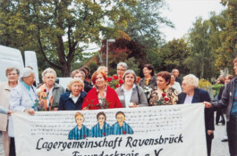 Befreiungsfeier in der Mahn- und Gedenkstätte Ravensbrück, 2009 trotzdem da! Ein Projekt der Gedenkstätte Lager Sandbostel, 2024