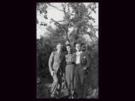 Niederländische Zwangsarbeiter mit einer deutschen Frau in Leipzig, 1943 trotzdem da! Ein Projekt der Gedenkstätte Lager Sandbostel, 2024