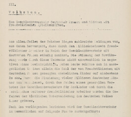 »Meldungen aus dem Reich« des Sicherheitsdienstes der SS, Nr. 253, 22. Januar 1942, Auszug trotzdem da! Ein Projekt der Gedenkstätte Lager Sandbostel, 2024